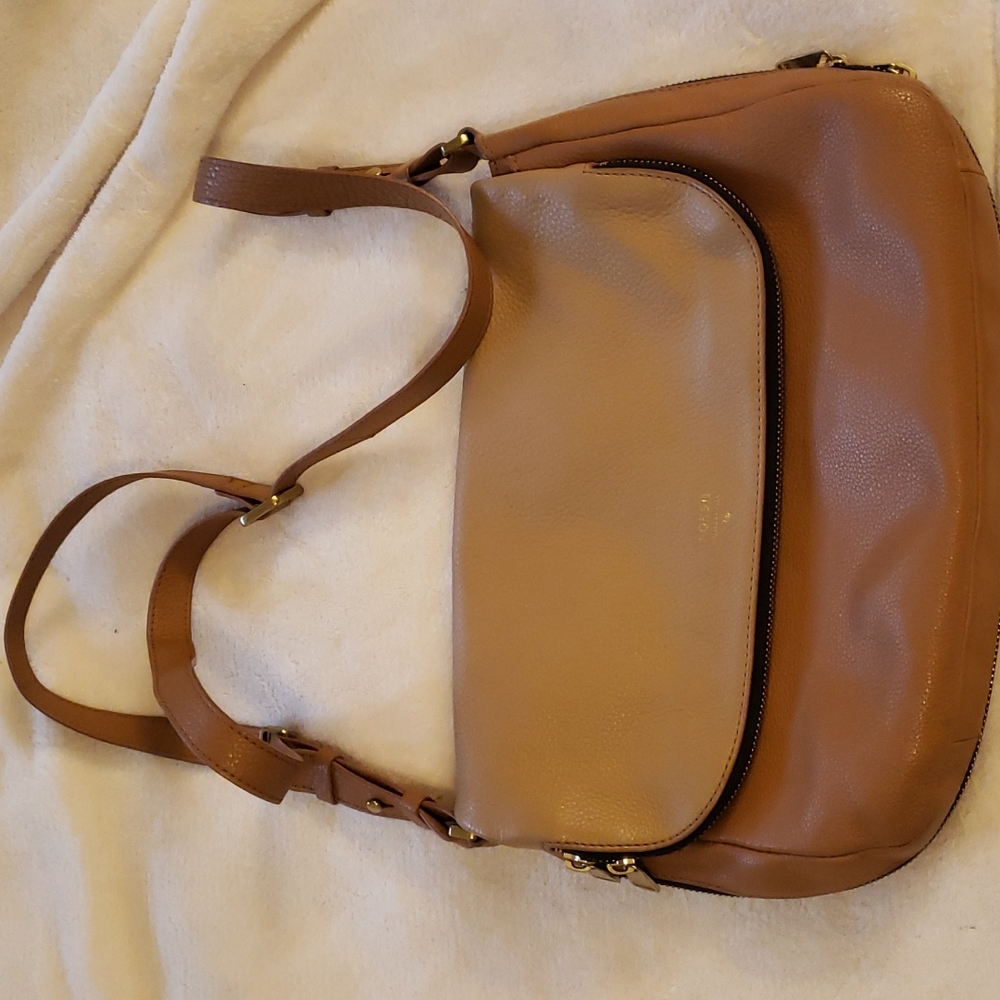 Fossil leather crossbody